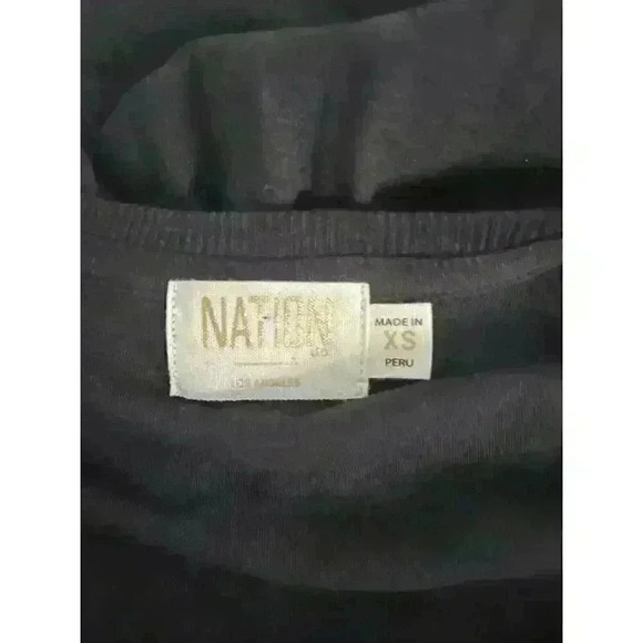 Nation LTD Thea Sweetheart Dress Black Size Extra Small - Picture 8 of 9